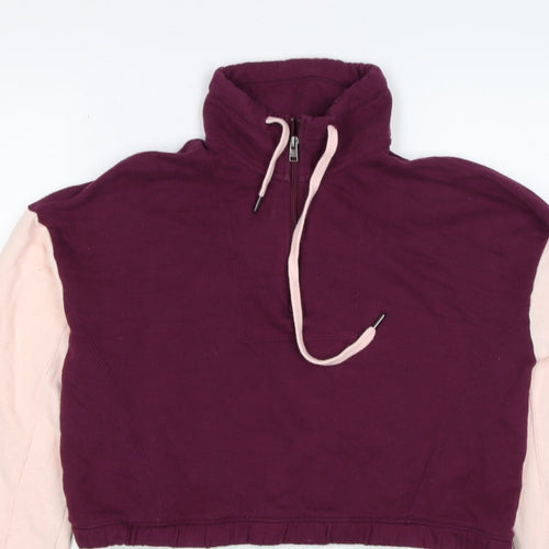 Hollister Women’s S Multicoloured Pullover 1/2 Zip Sweatshirt