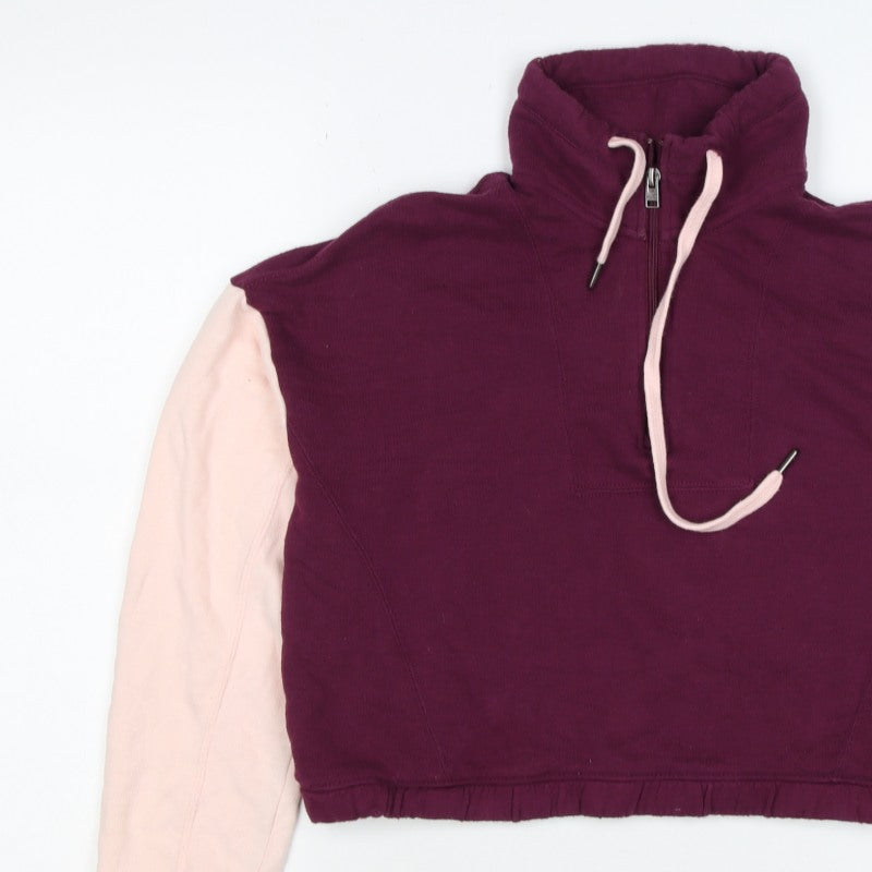 Hollister Women’s S Multicoloured Pullover 1/2 Zip Sweatshirt
