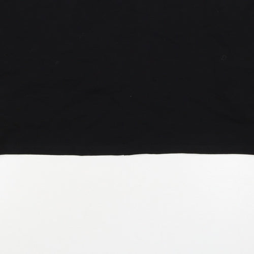 Nasty Gal Women’s Black UK 12 Cropped Pullover Crew Neck Sweatshirt