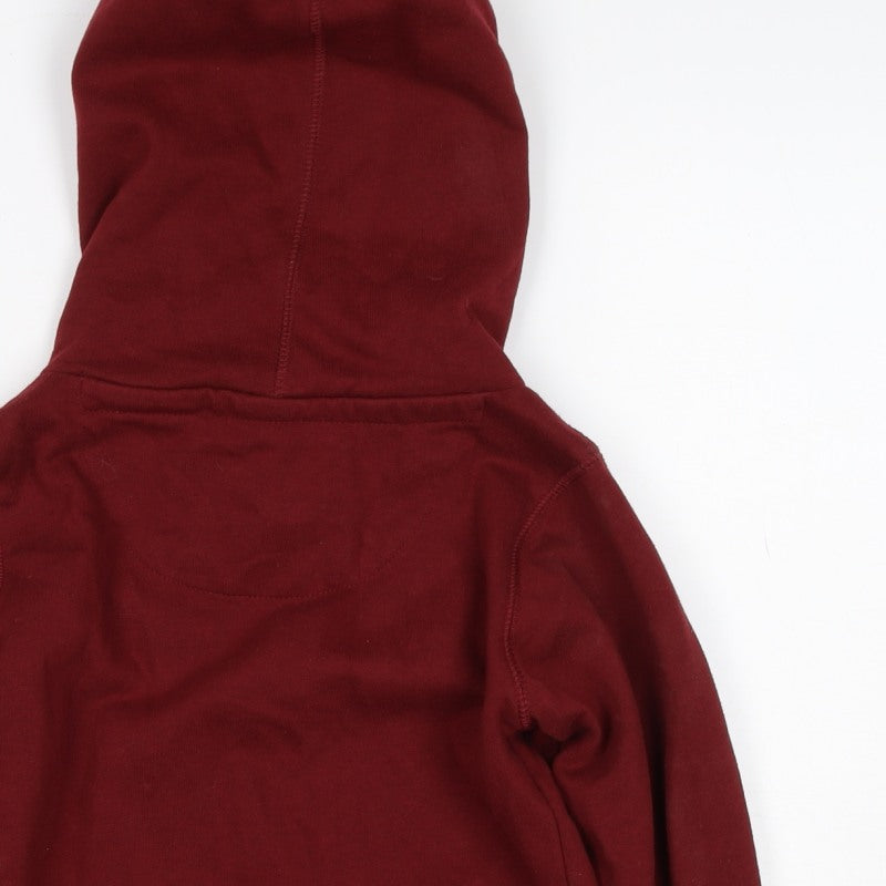 Petrol Industries Boys Red 7-8 Years Pullover Hoodie Graphic Logo