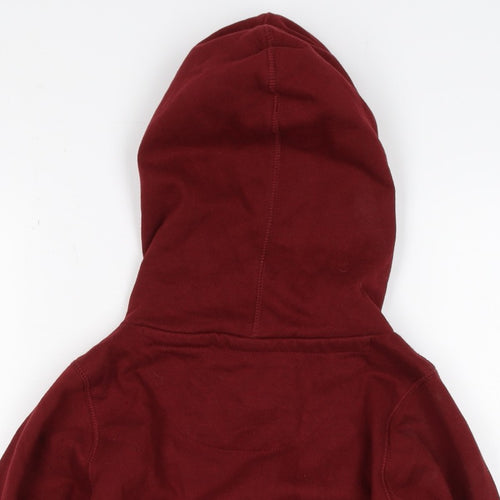 Petrol Industries Boys Red 7-8 Years Pullover Hoodie Graphic Logo