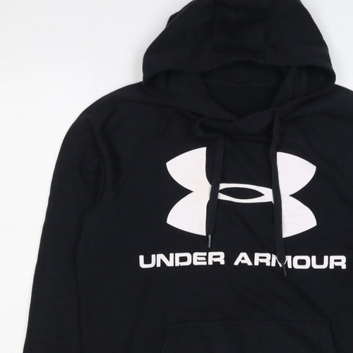 Under Armour Men’s Black M Pullover Hoodie Logo Graphic Sports