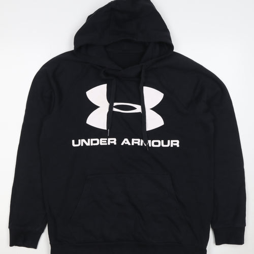 Under Armour Men’s Black M Pullover Hoodie Logo Graphic Sports