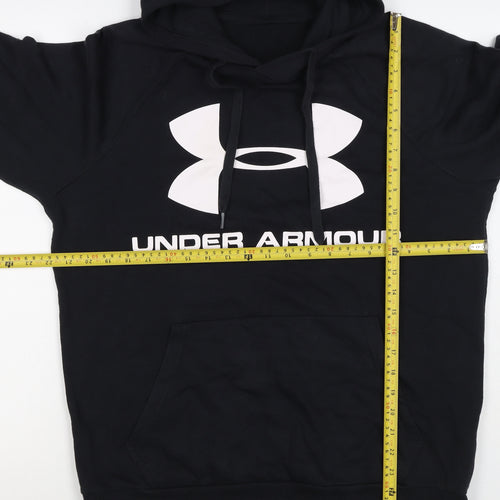 Under Armour Men’s Black M Pullover Hoodie Logo Graphic Sports