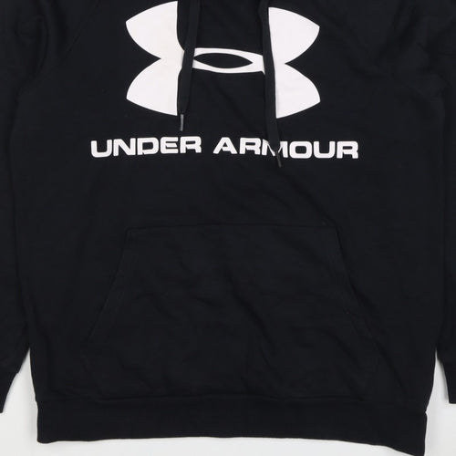 Under Armour Men’s Black M Pullover Hoodie Logo Graphic Sports