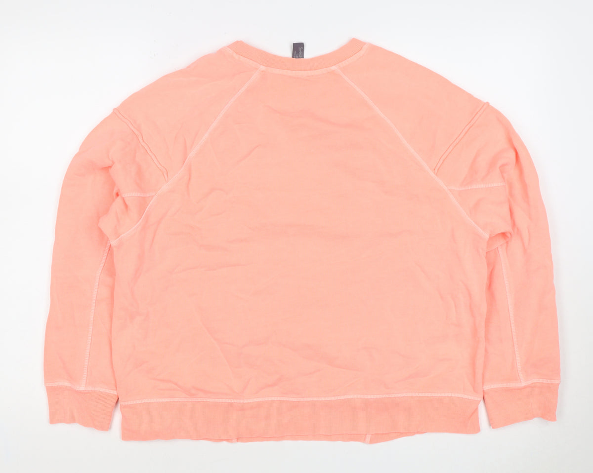 Sweet Betty London Women’s Pink M Cotton Raglan Crew Neck Sweatshirt