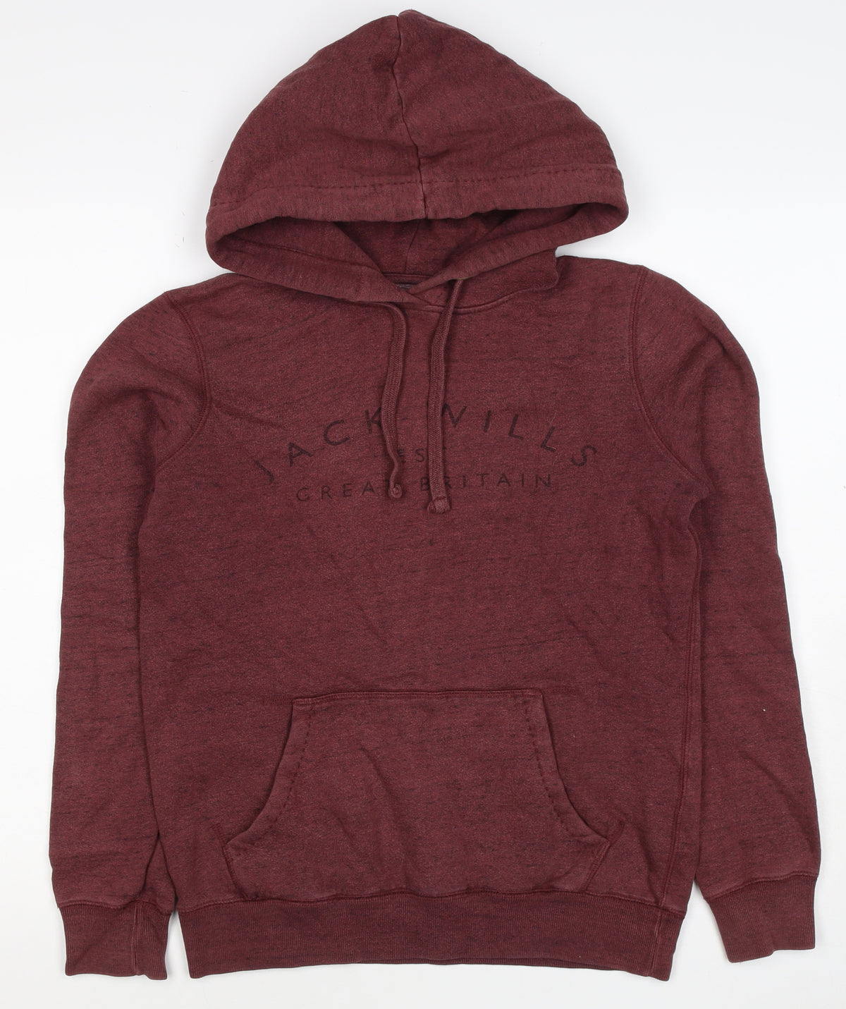 Jack Wills Women’s Red UK 6 Pullover Hoodie Logo Pocket