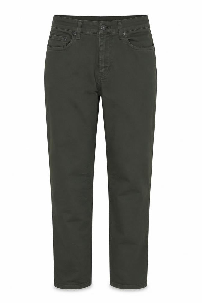UNIQLO Women Green S Straight Mid Rise Stretch Jeans