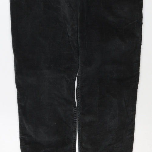 Abercrombie & Fitch Women’s Black Size 8 W29 Stretch Straight Trousers
