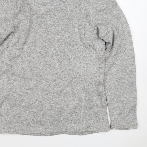 Mountain Warehouse Women Grey UK 14 Pullover Cowl Neck Hoodie
