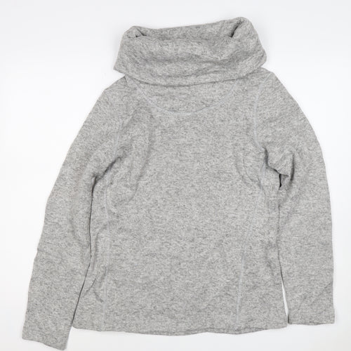 Mountain Warehouse Women Grey UK 14 Pullover Cowl Neck Hoodie