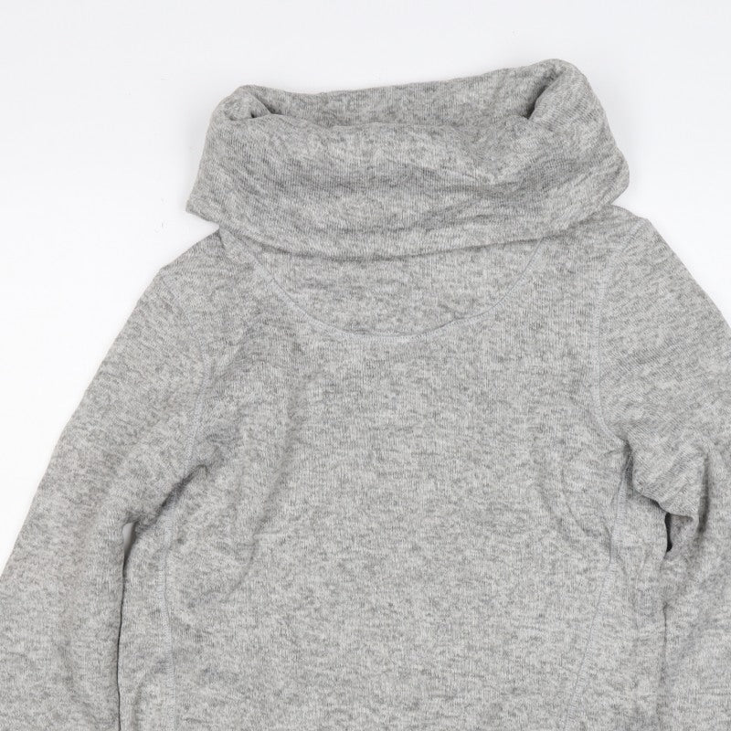 Mountain Warehouse Women Grey UK 14 Pullover Cowl Neck Hoodie