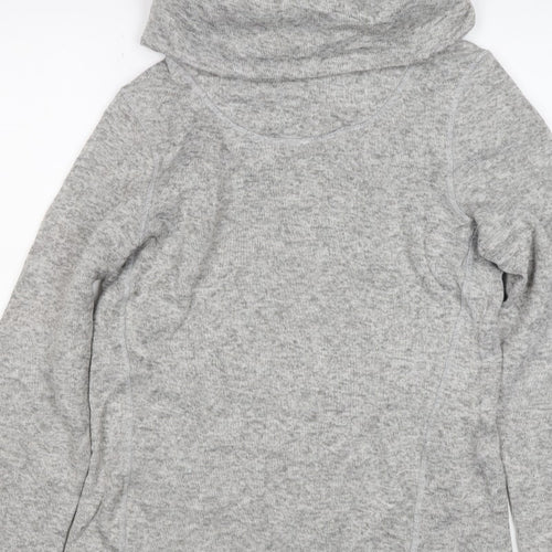 Mountain Warehouse Women Grey UK 14 Pullover Cowl Neck Hoodie
