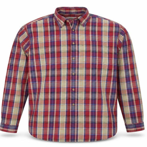 Marks & Spencer Men’s XL Multicolour Plaid Cotton Button Down Shirt