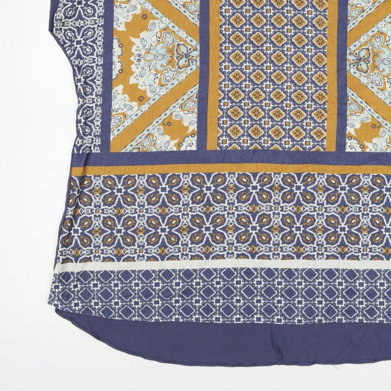 Additional view of Nutmeg Women Multicoloured Geometric Tunic Top UK 22 Short Sleeve