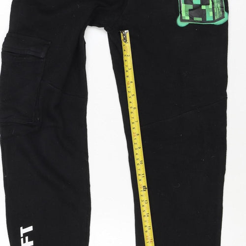 Mojang Studios Boys Black Minecraft Jogger Trousers 12-13 Years