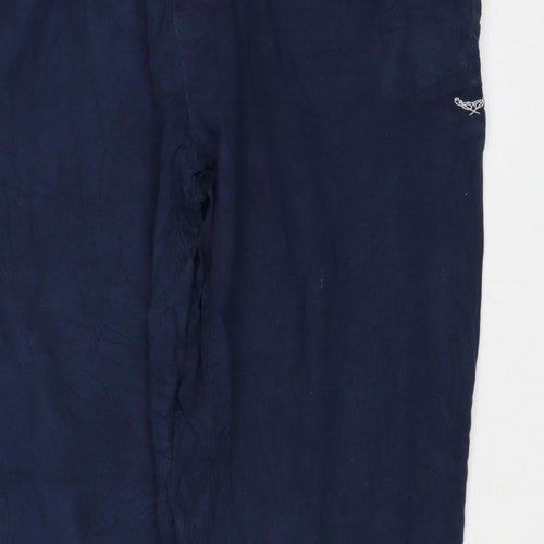 Threadbare Men's Blue M Jogger Trousers Elastic Waist Viscose