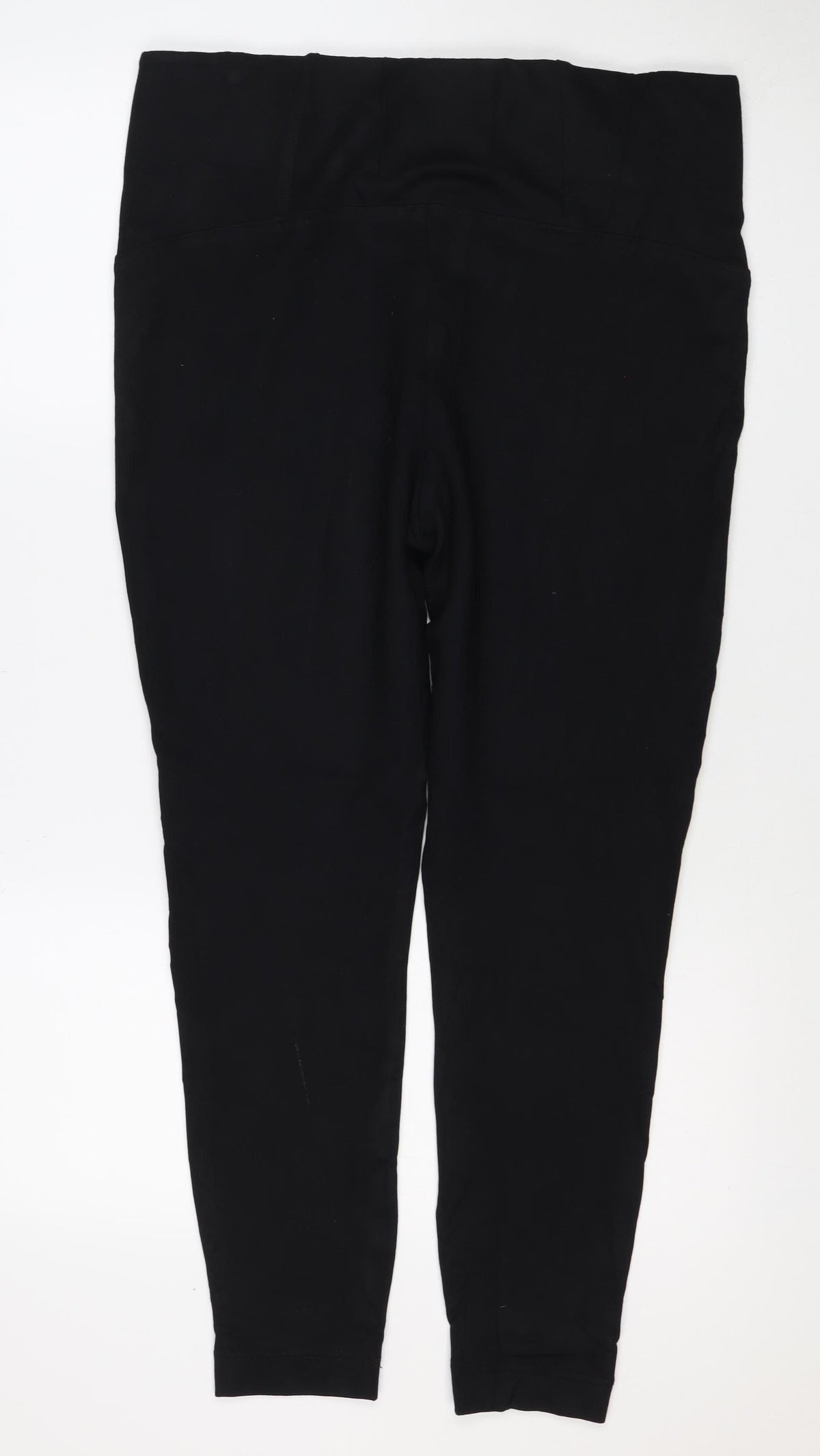 Marks and Spencer Women Black Size 18 Regular Straight Trousers