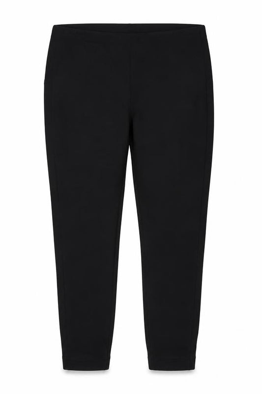 Marks and Spencer Women Black Size 18 Regular Straight Trousers