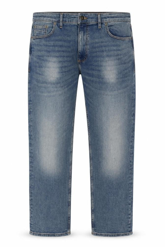 Marks and Spencer Men’s Blue Straight Fit Jeans W34 L29 Stretch Denim