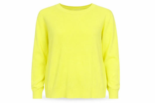 Marks and Spencer Women Yellow Size 16 Crew Neck Lightweight Jumper