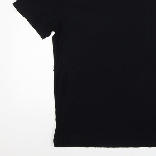 Autograph Men’s Black XL Pure Cotton Short Sleeve Polo Shirt
