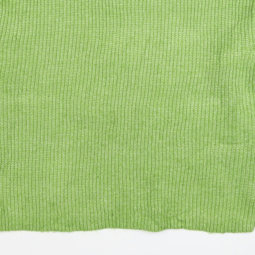 Marks and Spencer Women Green M Crew Neck Chunky Knit Jumper
