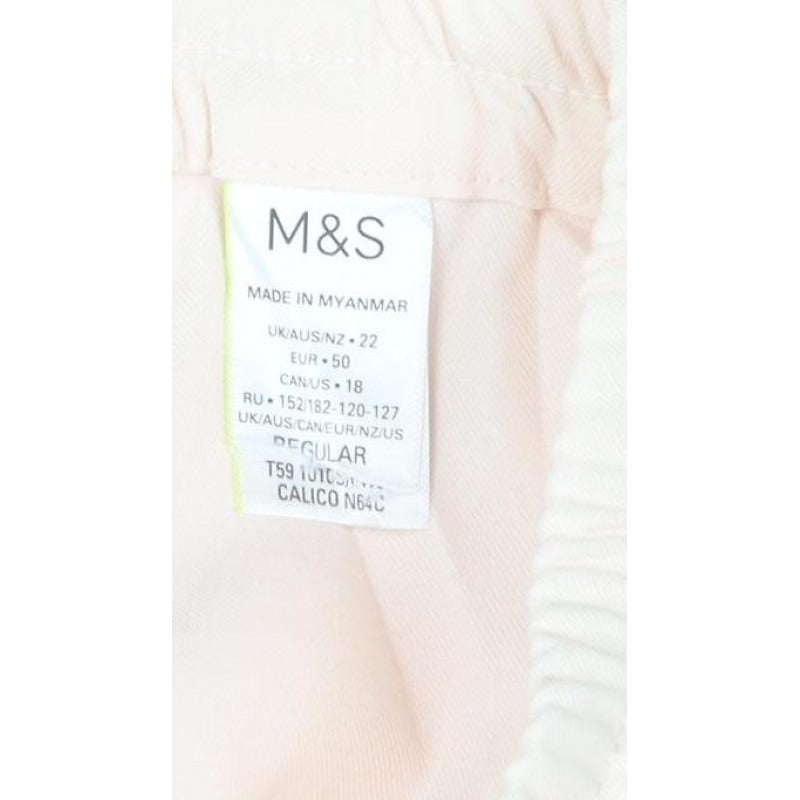 Additional view of M&S Women Pink UK 22 Plus Cargo Long Drawstring Skirt