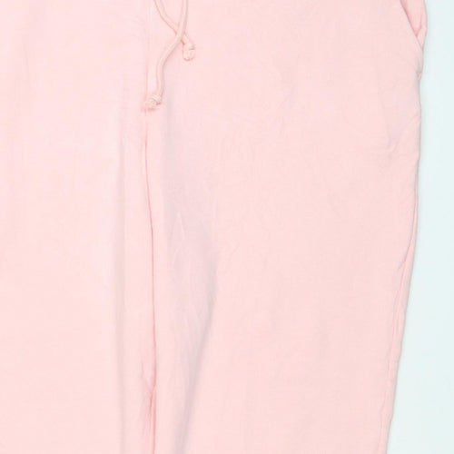 Marks & Spencer Women Pink Size 22 Regular Jogger Sweatpants Drawstring