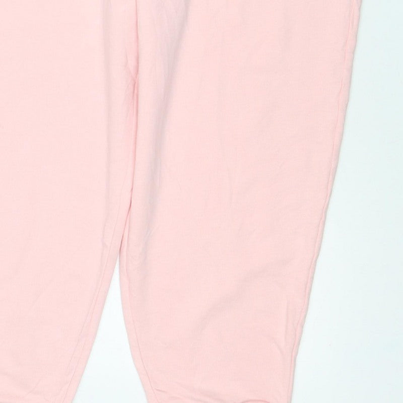 Marks & Spencer Women Pink Size 22 Regular Jogger Sweatpants Drawstring