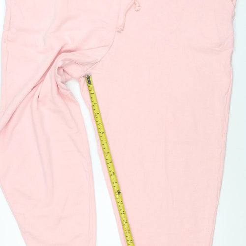 Marks & Spencer Women Pink Size 22 Regular Jogger Sweatpants Drawstring