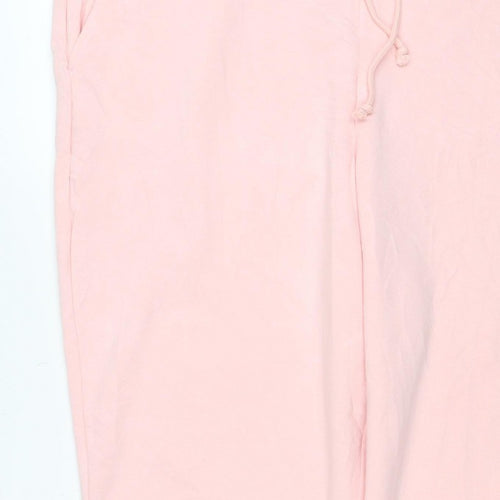 Marks & Spencer Women Pink Size 22 Regular Jogger Sweatpants Drawstring