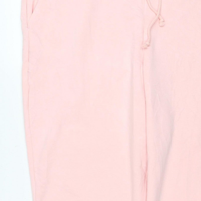 Marks & Spencer Women Pink Size 22 Regular Jogger Sweatpants Drawstring