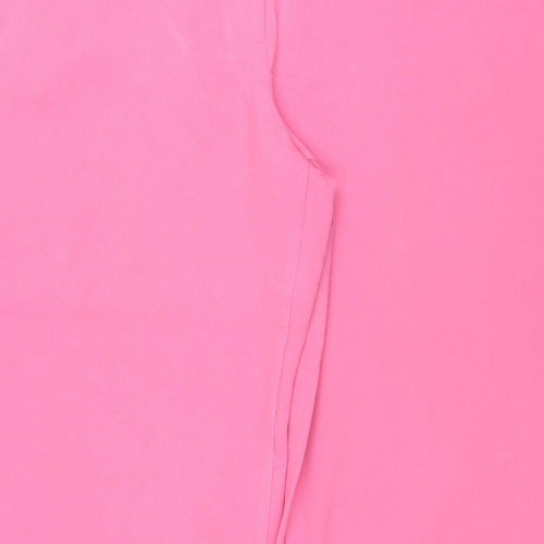 Marks & Spencer Women Pink Size 20 Wide Leg Tailored Trousers