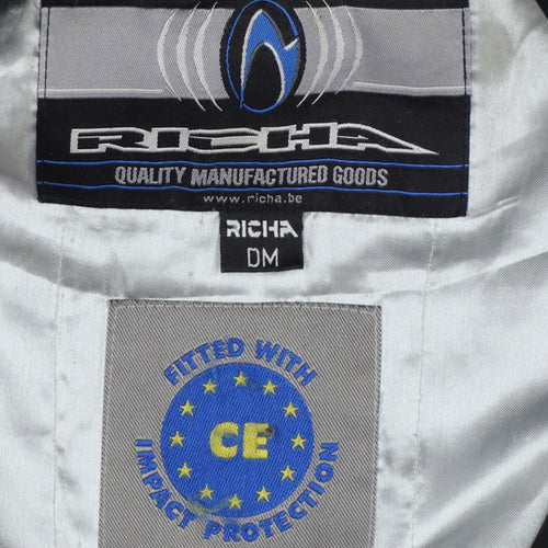 Richa Women Black M Motorcycle Jacket CE Protective Removable Lining