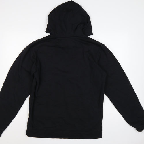Champion Men's Black Large Pullover Hoodie Logo Graphic Pockets