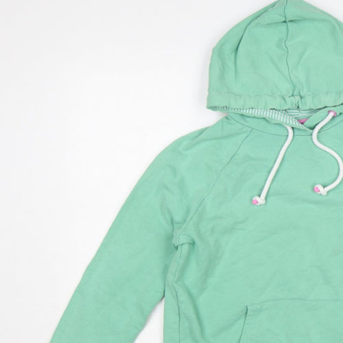 Joules Women Green UK 10 Pullover Hoodie Hooded Pockets