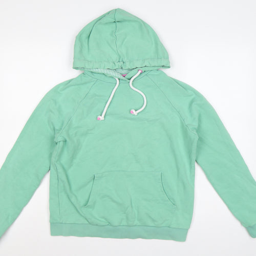 Joules Women Green UK 10 Pullover Hoodie Hooded Pockets