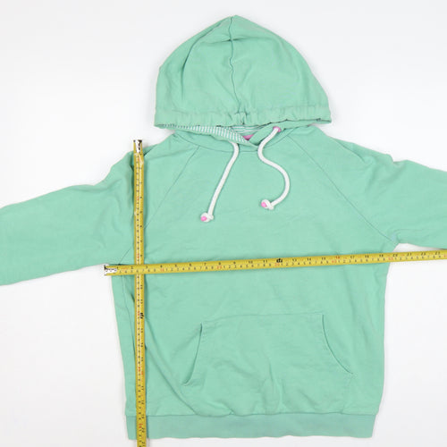 Joules Women Green UK 10 Pullover Hoodie Hooded Pockets