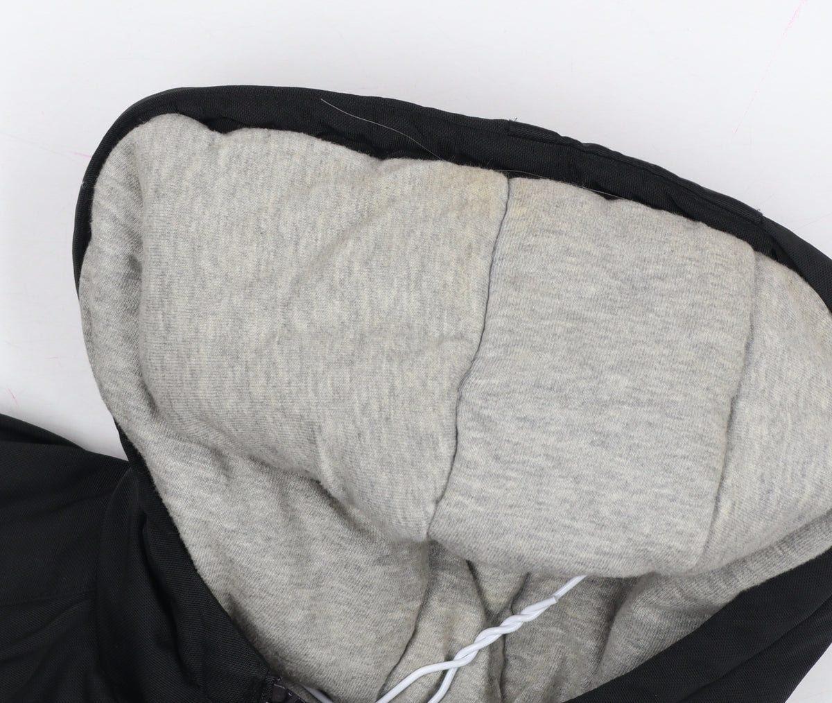 Guess Boys Black Logo Hooded Puffer Jacket Size 12 Years