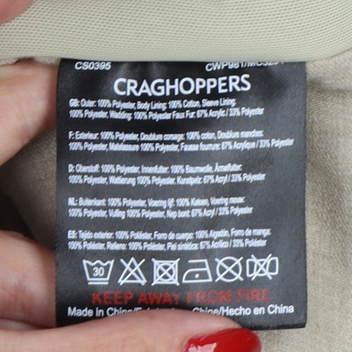 Craghoppers Women’s Red UK 16 Waterproof Fur Trim Parka Coat