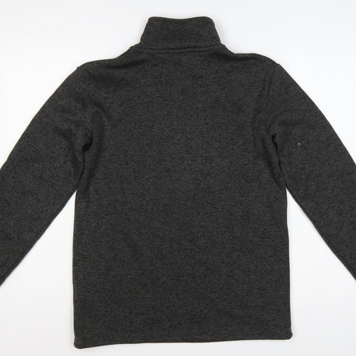 Peter Storm Boys Grey 13 Years 1/4 Zip Fleece Sweatshirt Hiking