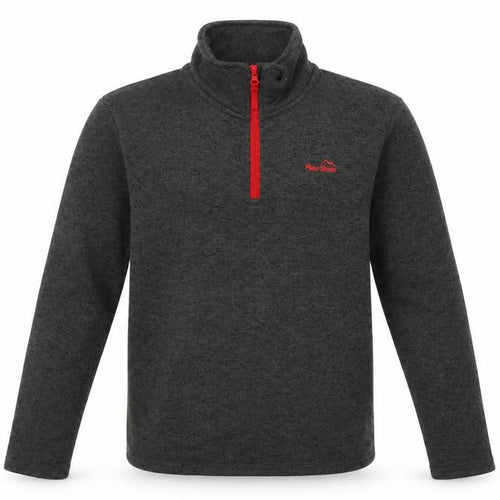 Peter Storm Boys Grey 13 Years 1/4 Zip Fleece Sweatshirt Hiking