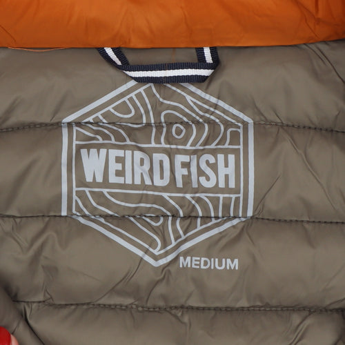 Weird Fish Men’s Orange Medium Quilted Padded Full Zip Bodywarmer