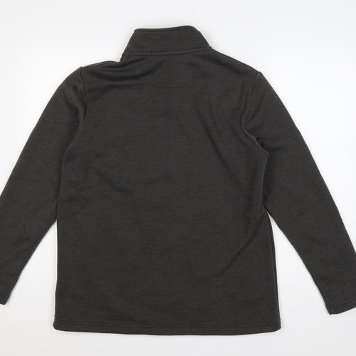 Cotton Traders Men’s Black M Full Zip Softshell Jacket Pockets