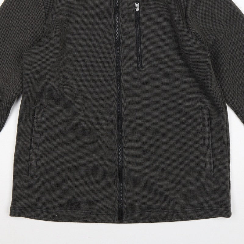 Cotton Traders Men’s Black M Full Zip Softshell Jacket Pockets