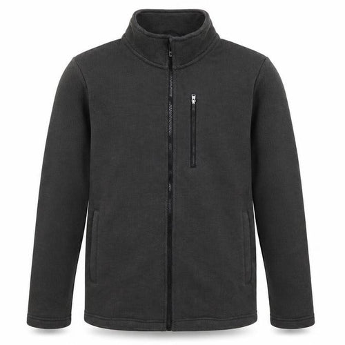 Cotton Traders Men’s Black M Full Zip Softshell Jacket Pockets