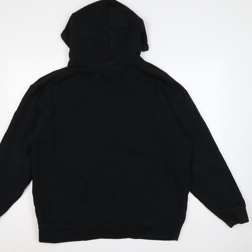 Antonio Garcia Men's Black XL Cowboy Smiley Embroidered Pullover Hoodie