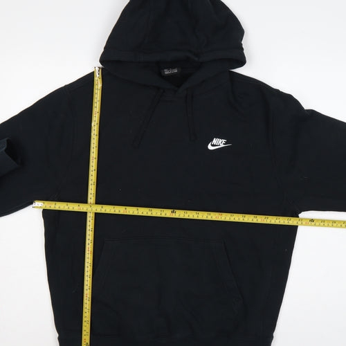 Nike Men’s Black M Pullover Hoodie Logo Fleece Sports