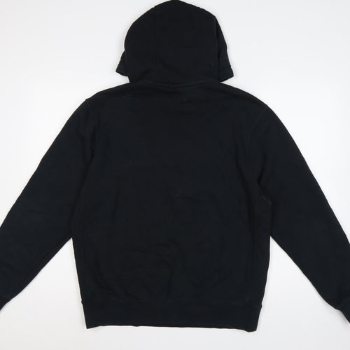 Nike Men’s Black M Pullover Hoodie Logo Fleece Sports